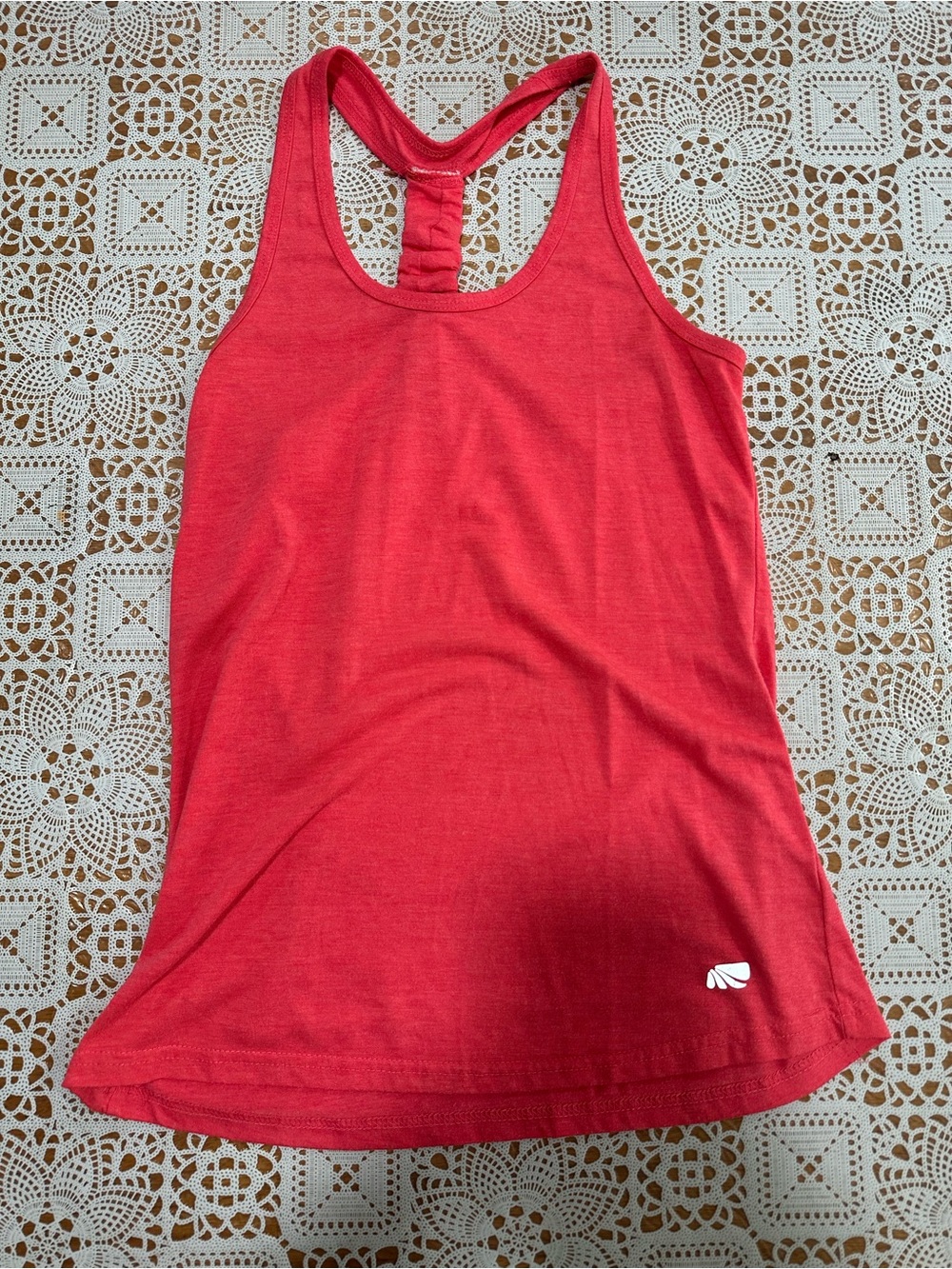 Marika Tek Dry-Wik Coral Pink Racerback Athletic Tank Top Size Medium
